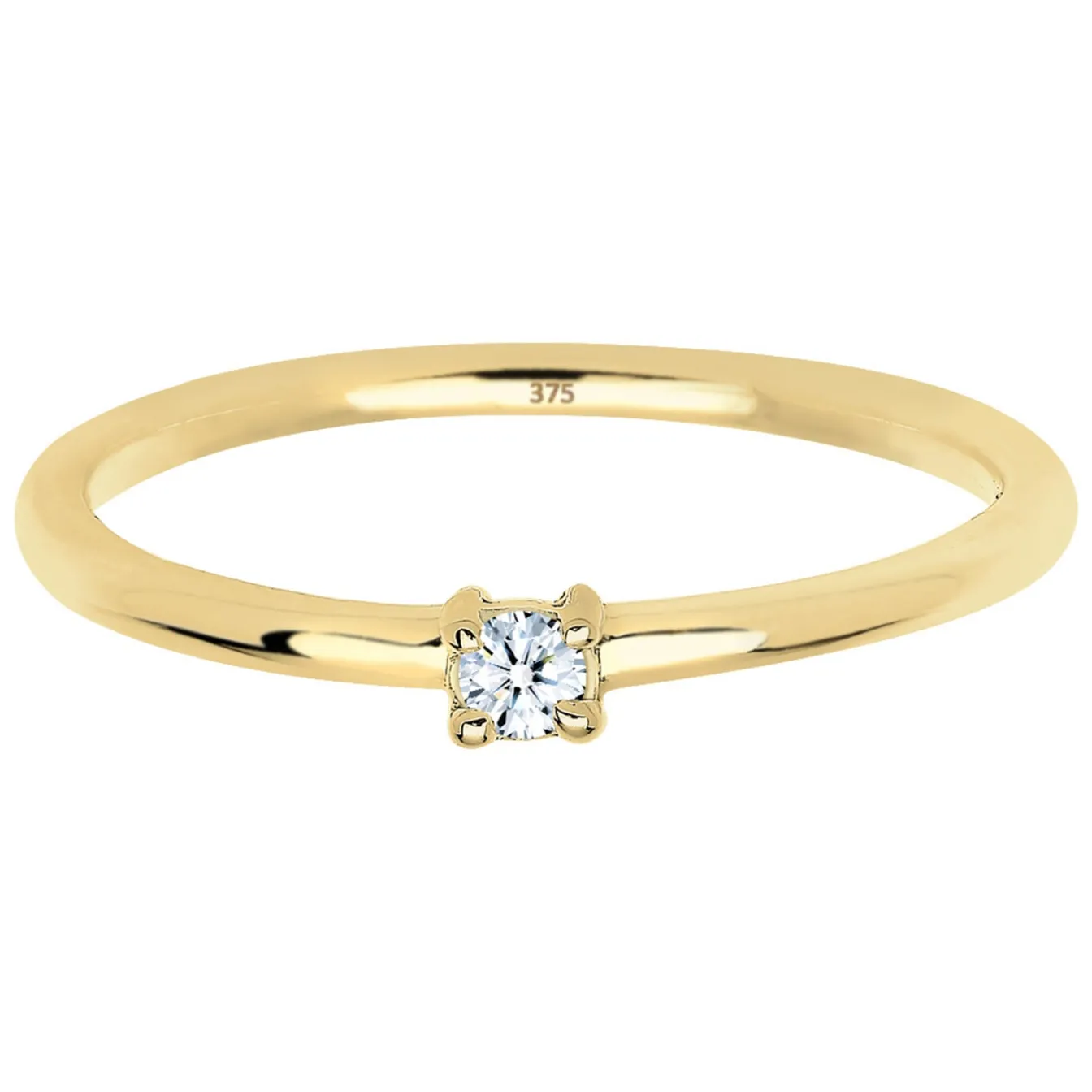 Elli "Verlobungsring | Diamant ( , 0,06 ct )< Ringe|Echtgold