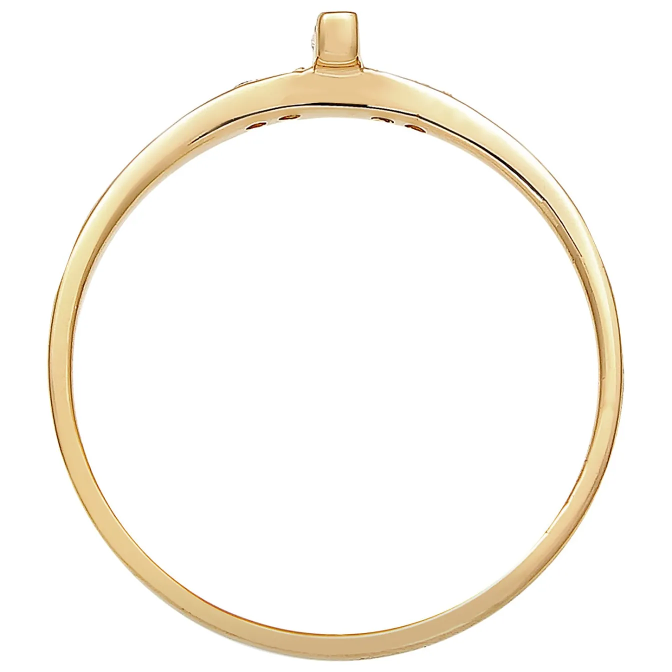Elli "Verlobungsring | Diamant ( Weiß, 0,02 ct )< Ringe|Echtgold