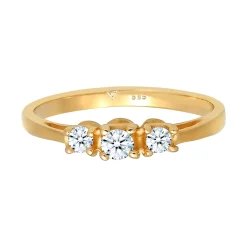 Elli "Verlobungsring | Diamant ( Weiß, 0,23 ct )< Ringe|Echtgold