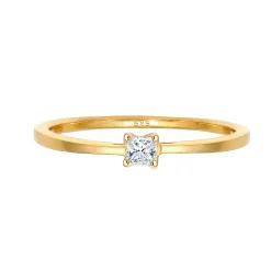 Elli "Verlobungsring | Diamant ( Weiß, 0,1 ct )< Ringe|Echtgold