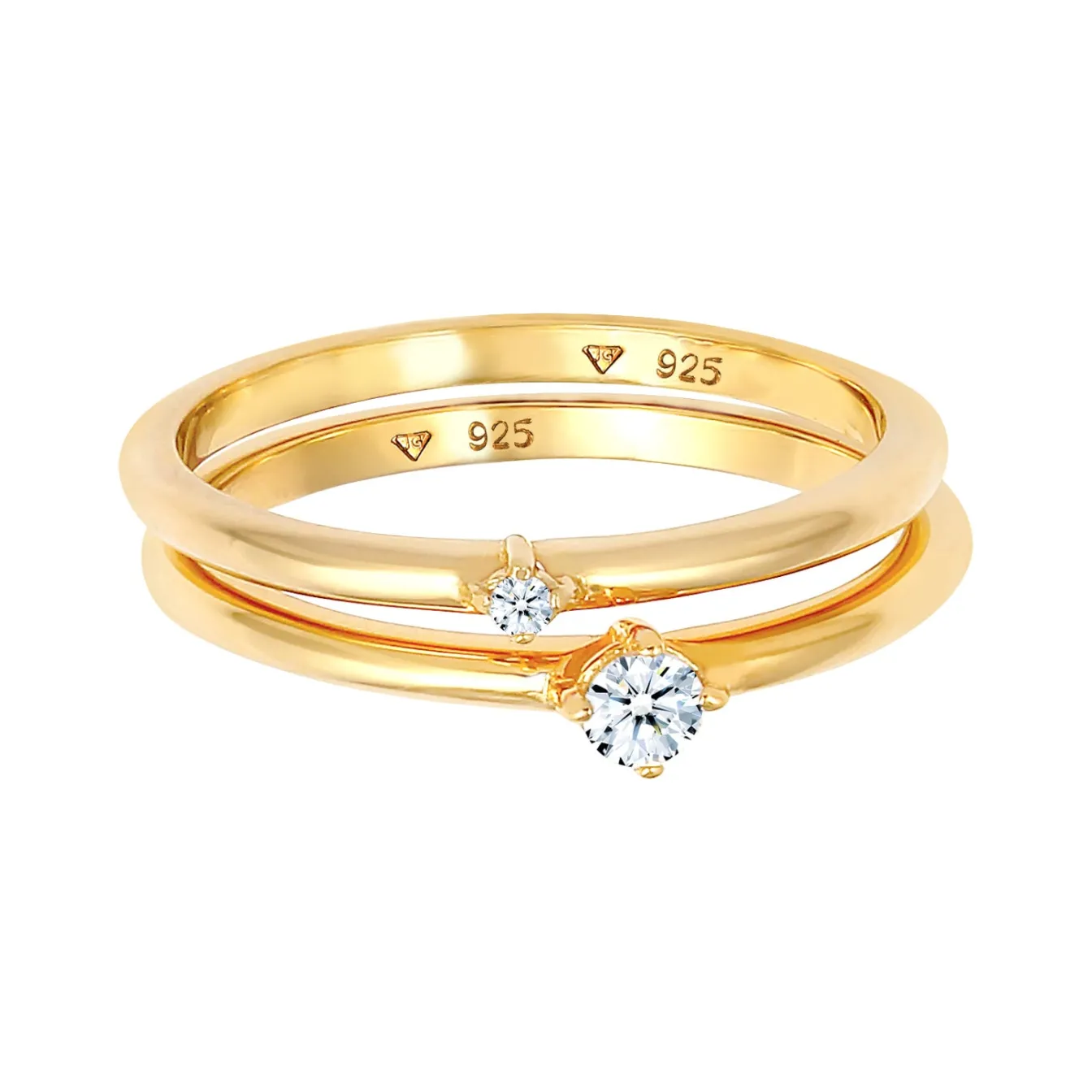 Elli "Verlobungsring | Diamant ( Weiß, 0,125 ct )< Letzte Chance|Ringe