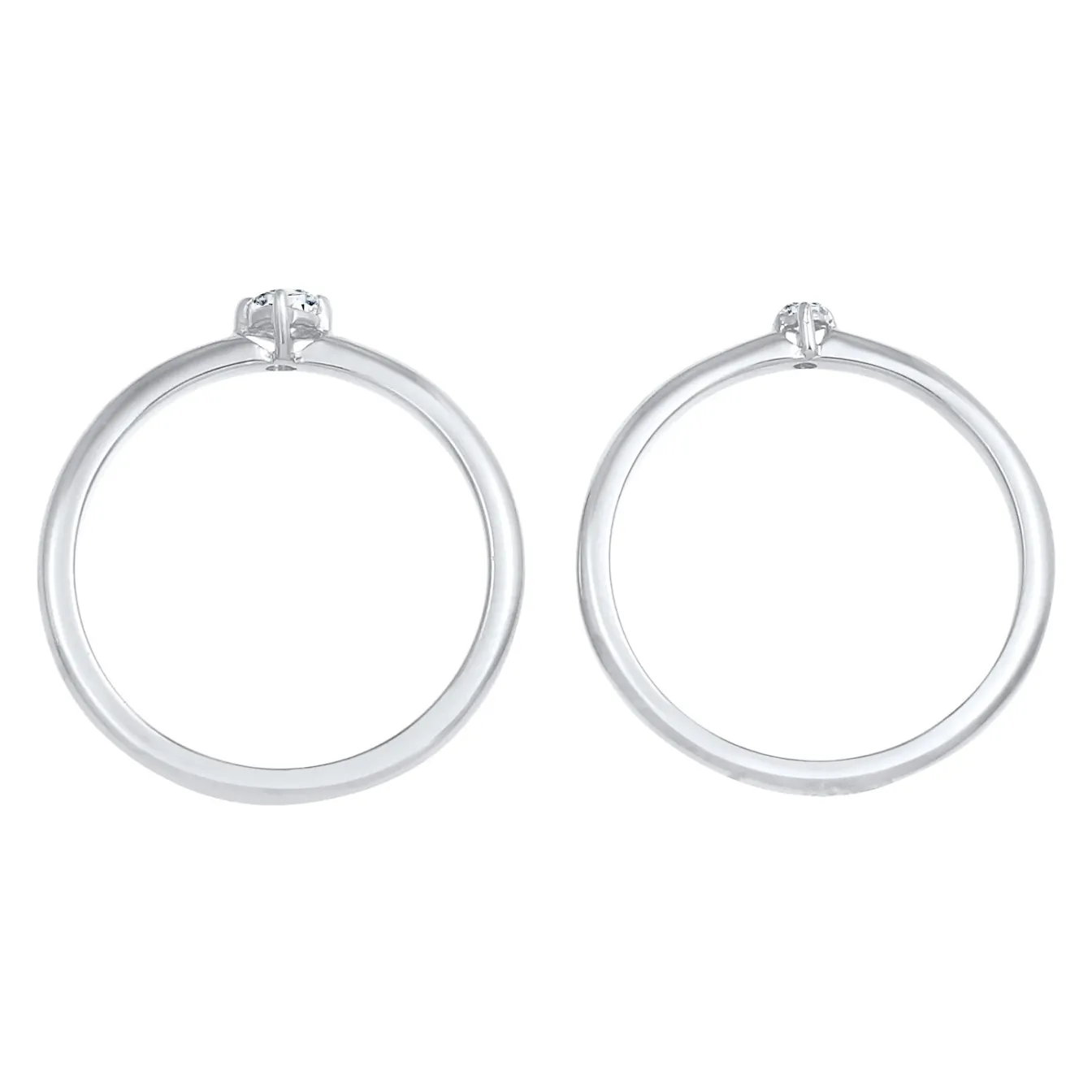 Elli "Verlobungsring | Diamant ( Weiß, 0,125 ct )< Letzte Chance|Ringe