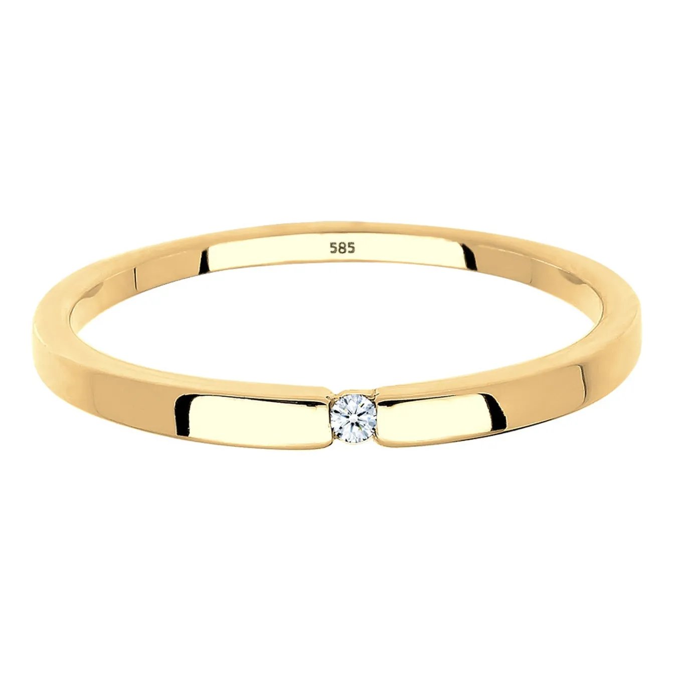 Elli "Verlobungsring | Diamant ( , 0,015 ct )< Ringe|Echtgold