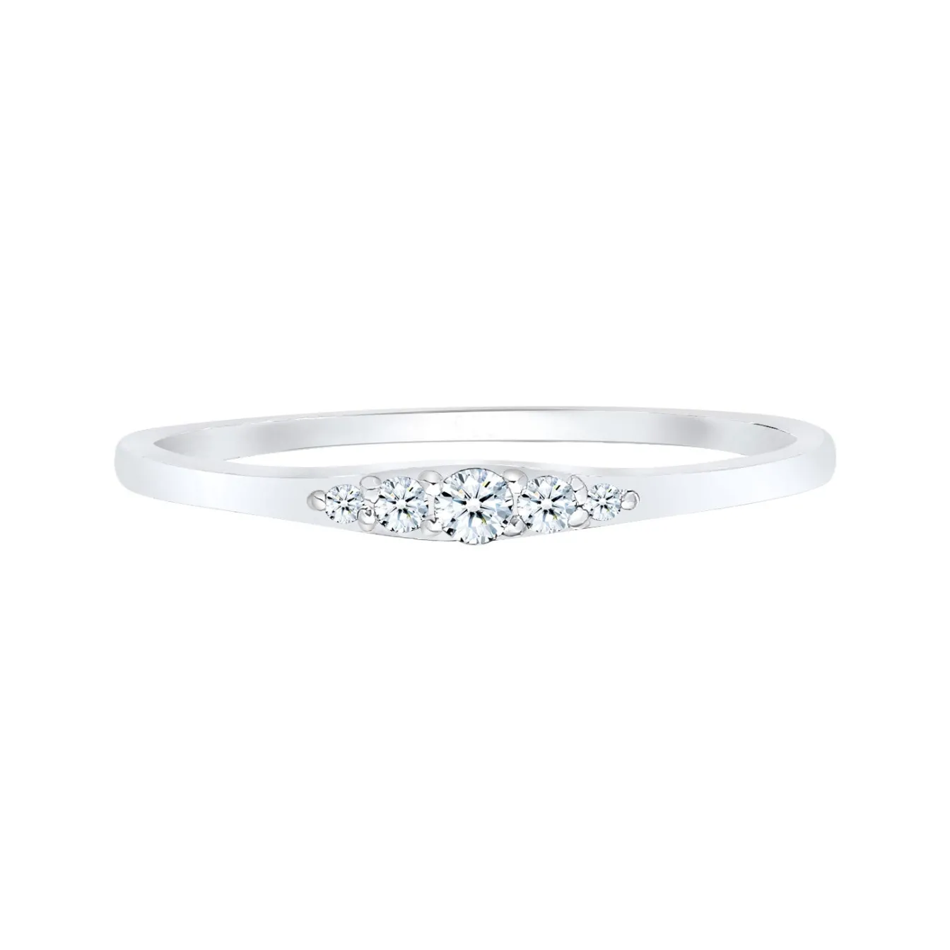 Elli "Verlobungsring | Diamant ( Weiß, 0,07 ct )< Silber|Ringe