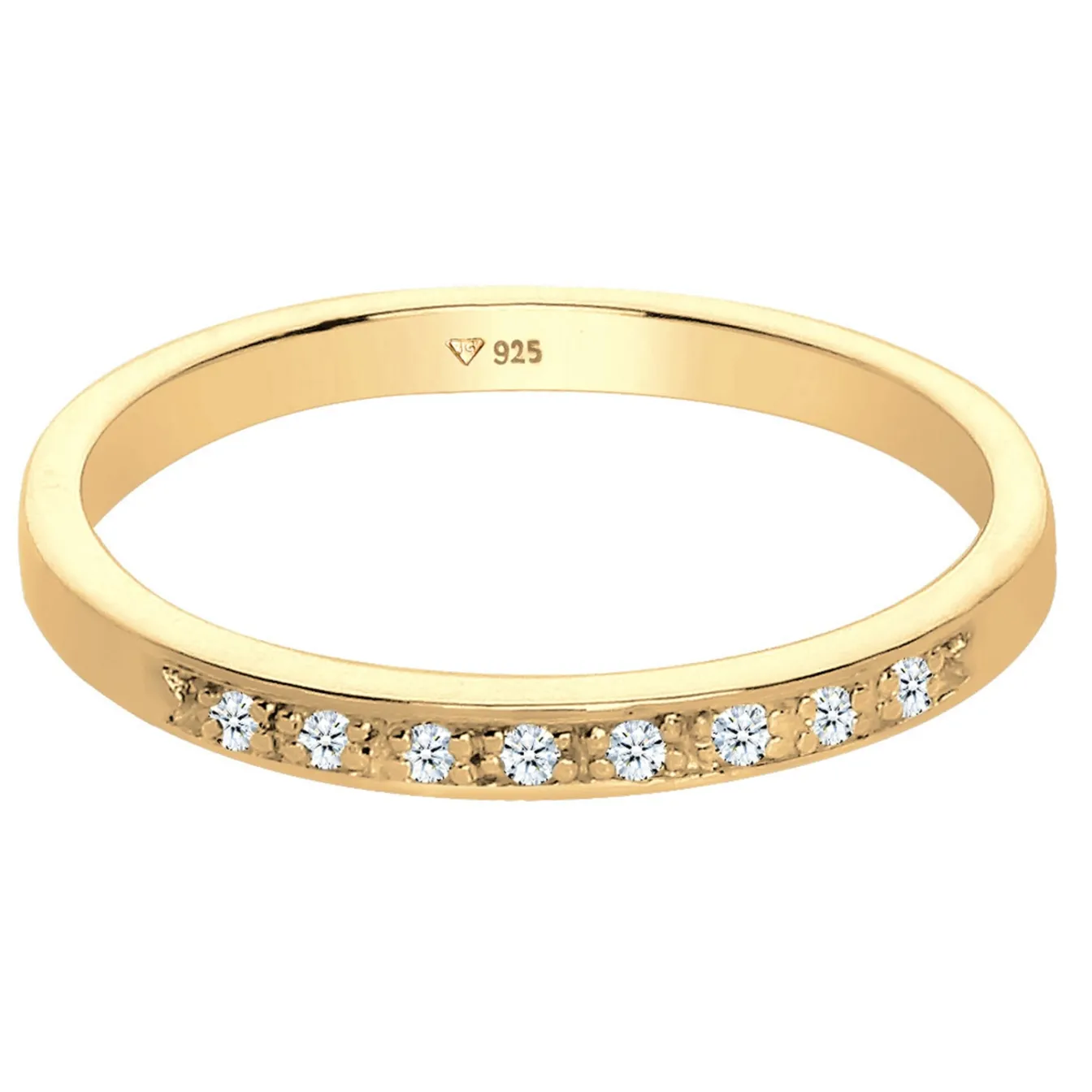 Elli "Verlobungsring | Diamant ( Weiß, 0,04 ct )< Roségold|Ringe
