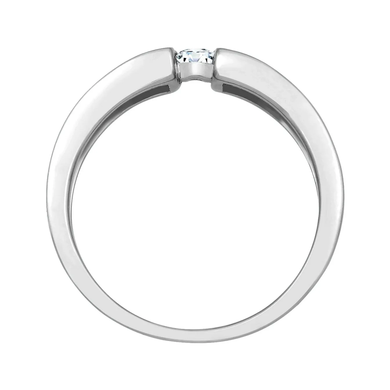 Elli "Verlobungsring | Diamant ( , 0,14 ct )< Weissgold|Letzte Chance