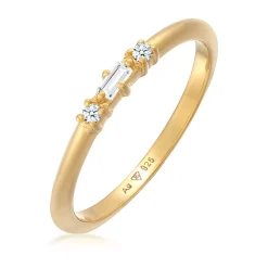 Elli "Verlobungsring | Diamant (Weiß, 0.03 ct.)< Ringe|Silber