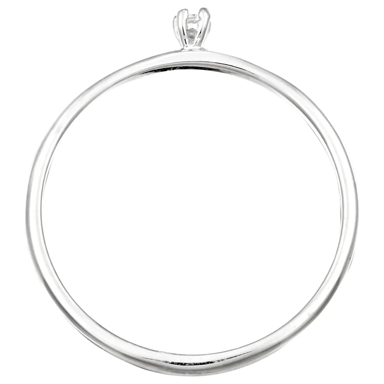 Elli "Verlobungsring | Diamant (, 0,015 ct)< Weissgold|Ringe