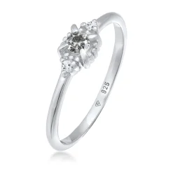 Elli "Verlobungsring | Salt & Pepper Diamant (0.11 ct.), Topas (weiß)< Letzte Chance|Ringe