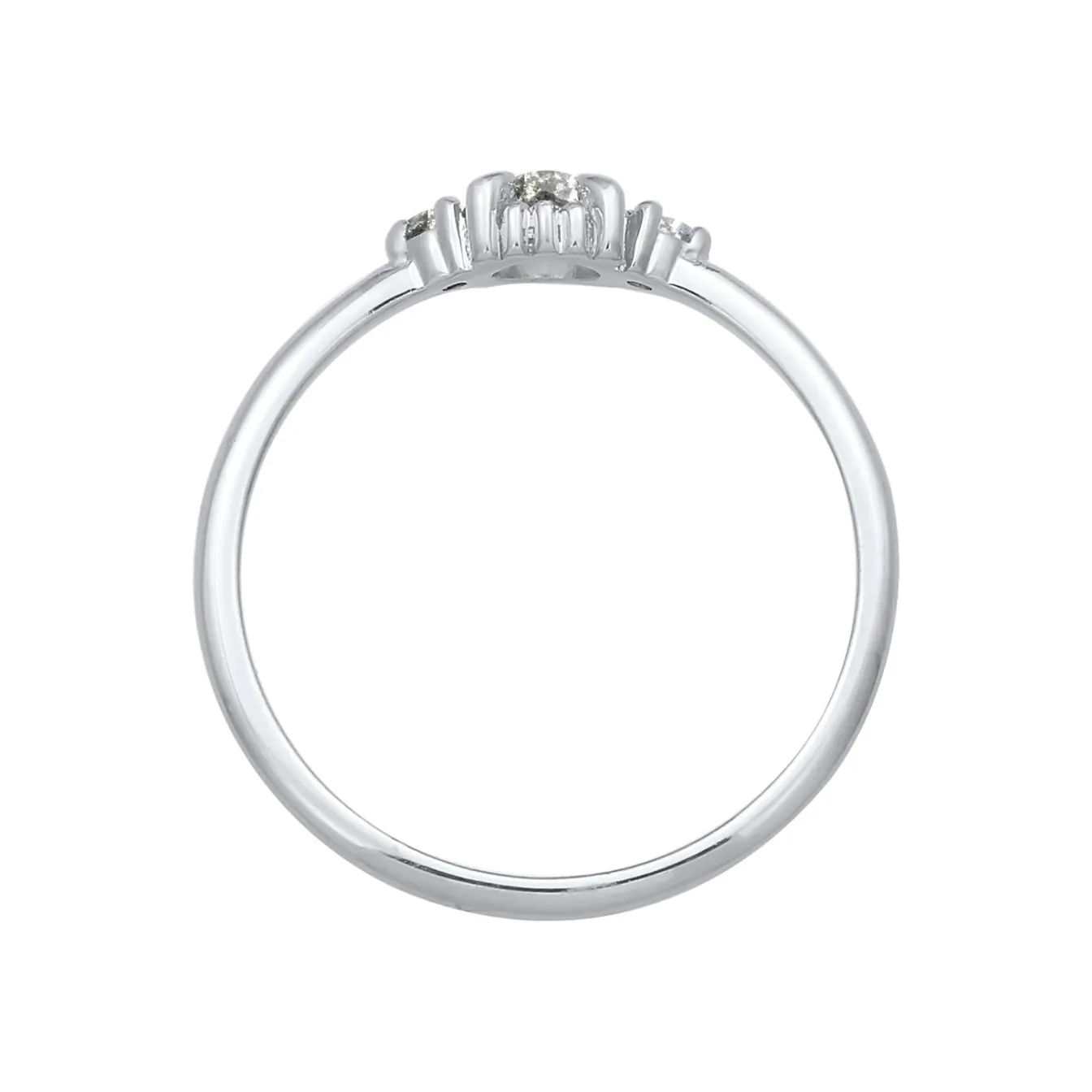 Elli "Verlobungsring | Salt & Pepper Diamant (0.11 ct.), Topas (weiß)< Letzte Chance|Ringe