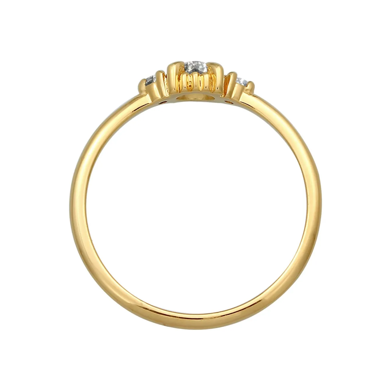 Elli "Verlobungsring | Salt & Pepper Diamant (0.11 ct.), Topas (weiß)< Letzte Chance|Ringe