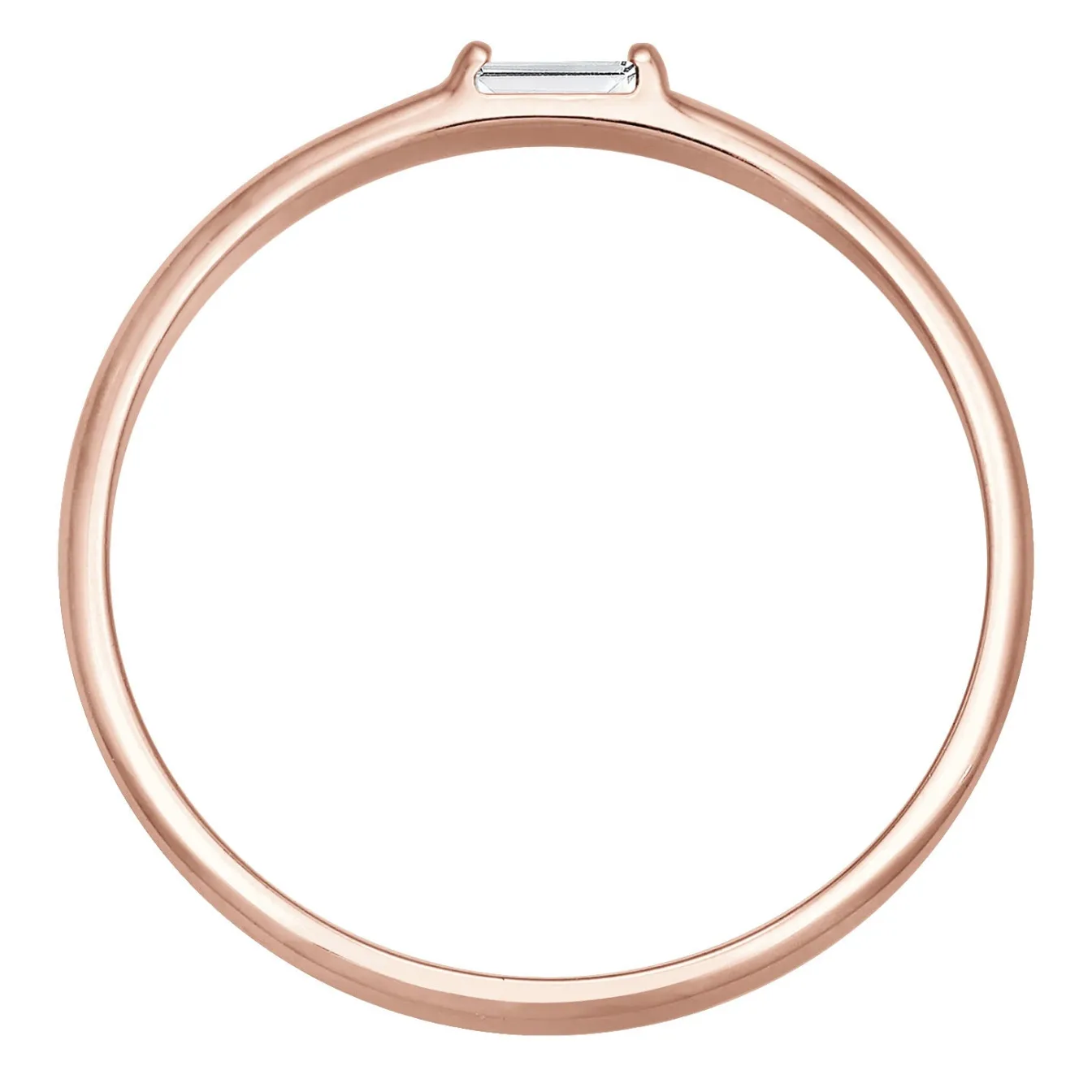Elli "Verlobungsring | Topas ( Weiß )< Roségold|Ringe