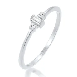 Elli "Verlobungsring | Topas ( Weiß )< Roségold|Ringe