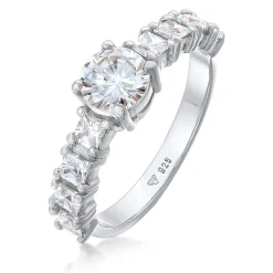 Elli "Verlobungsring | Zirkonia (Weiß)< Ringe|Silber