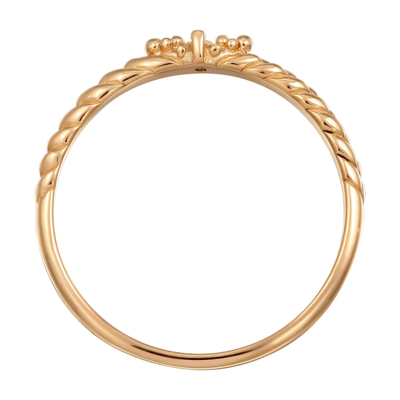 Elli "Verlobungsring Geflochten | Diamant (Weiß, 0.006 ct)< Symbol-schmuck|Ringe