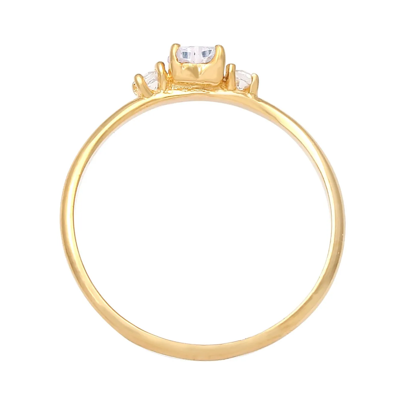 Elli "Verlobungsring Herz | Zirkonia (Weiß)< Symbol-schmuck|Herz-schmuck