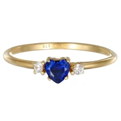 Elli "Verlobungsring Herz | Zirkonia< Symbol-schmuck|Herz-schmuck