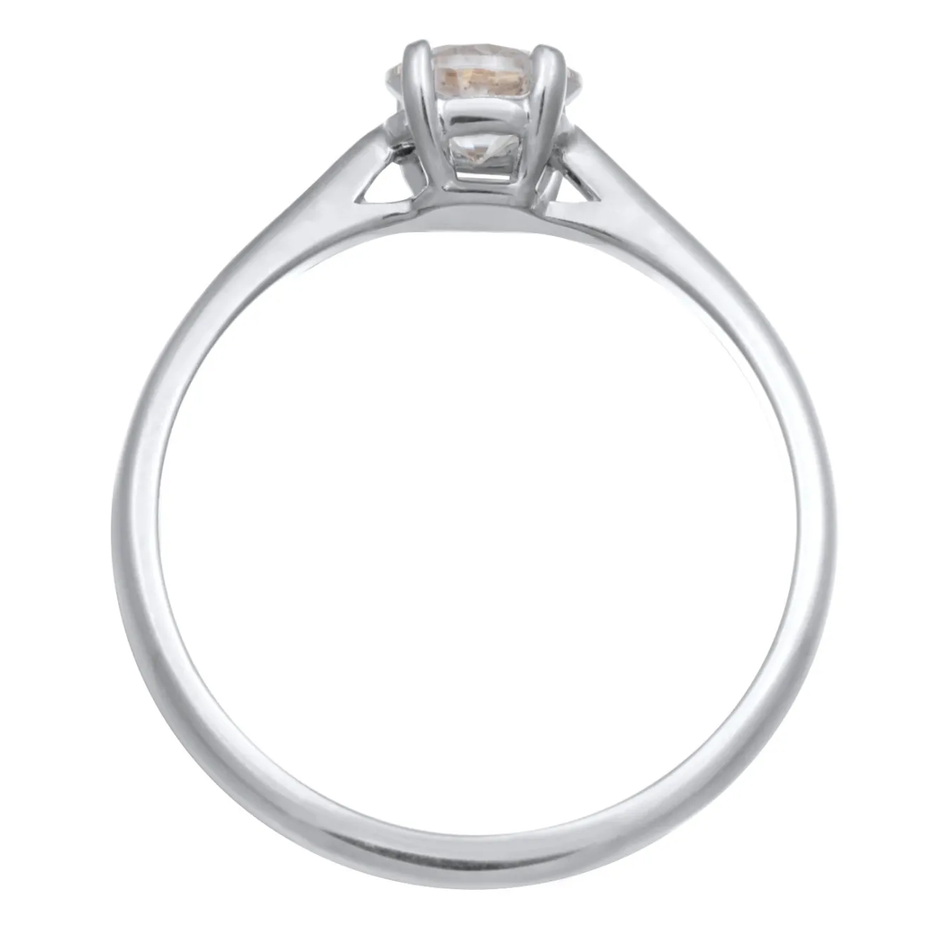 Elli "Verlobungsring Klassisch | Moissanite (Weiß)< Vergoldet|Ringe