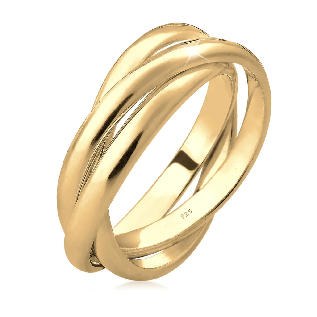 Elli "Wickelring< Silber|Roségold