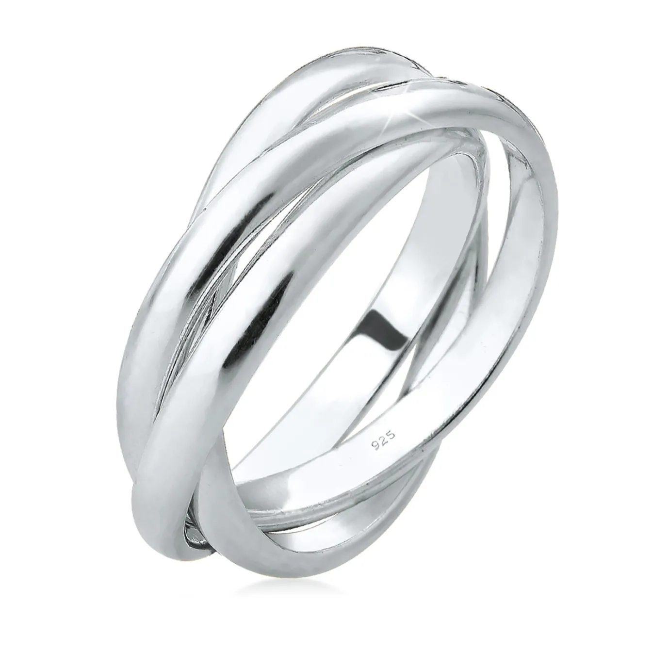 Elli "Wickelring< Silber|Roségold