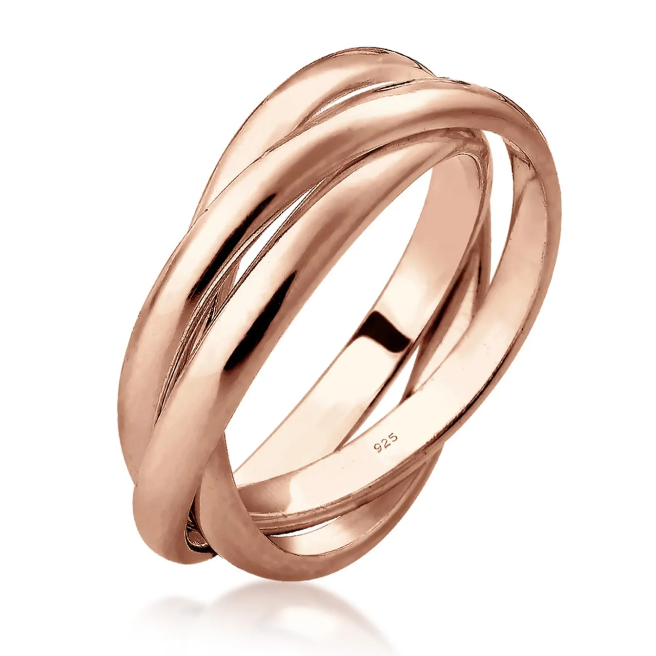 Elli "Wickelring< Silber|Roségold