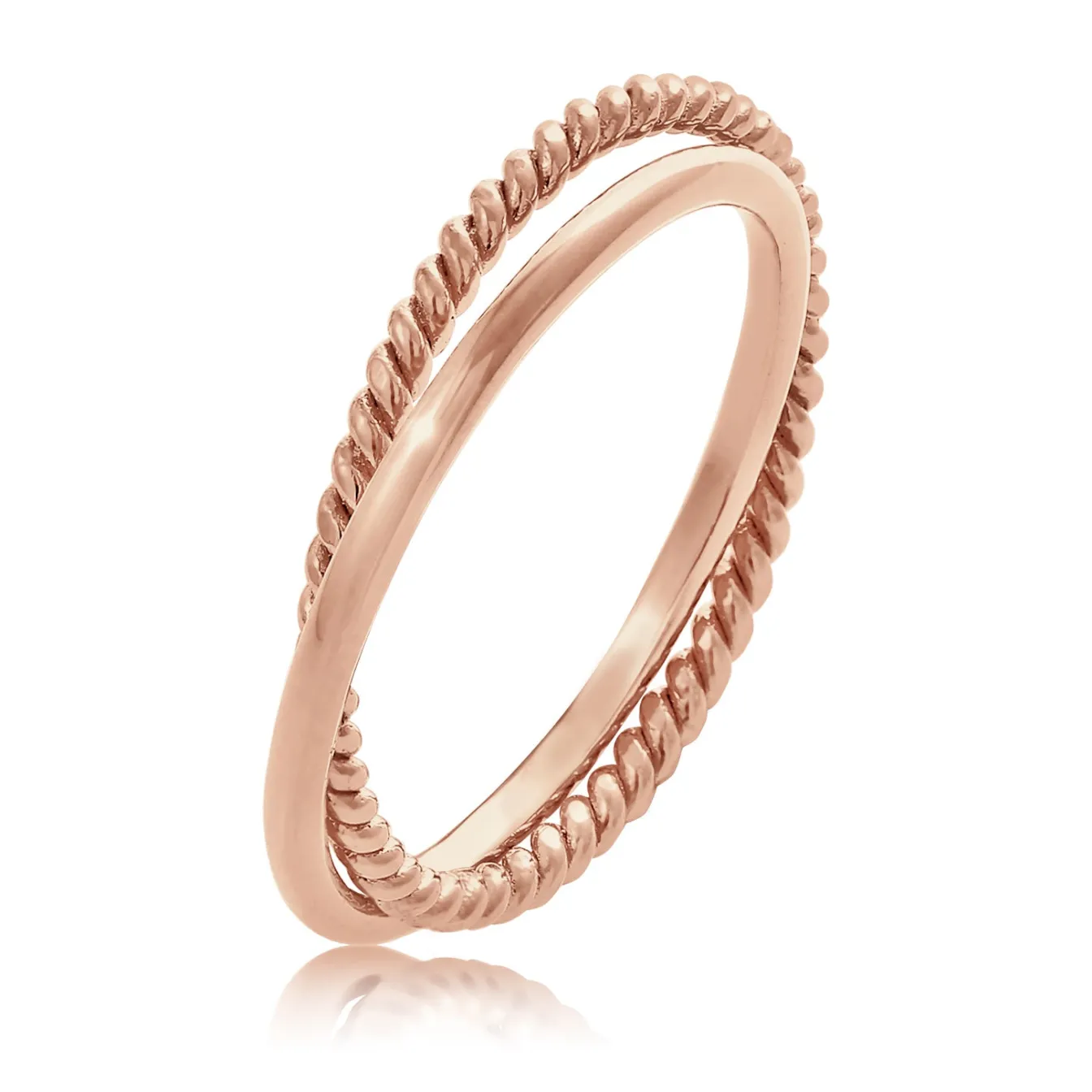 Elli "Wickelring< Roségold|Ringe
