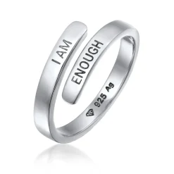Elli "Wickelring I AM ENOUGH< Vergoldet|Ringe