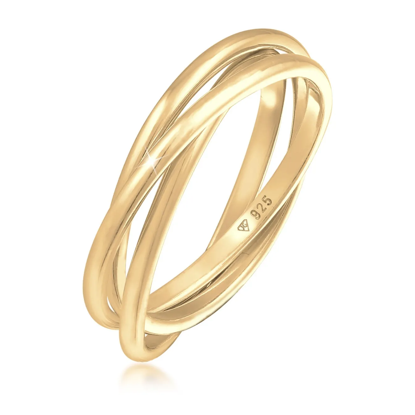 Elli "Wickelring Trio Fein< Ringe|Silber