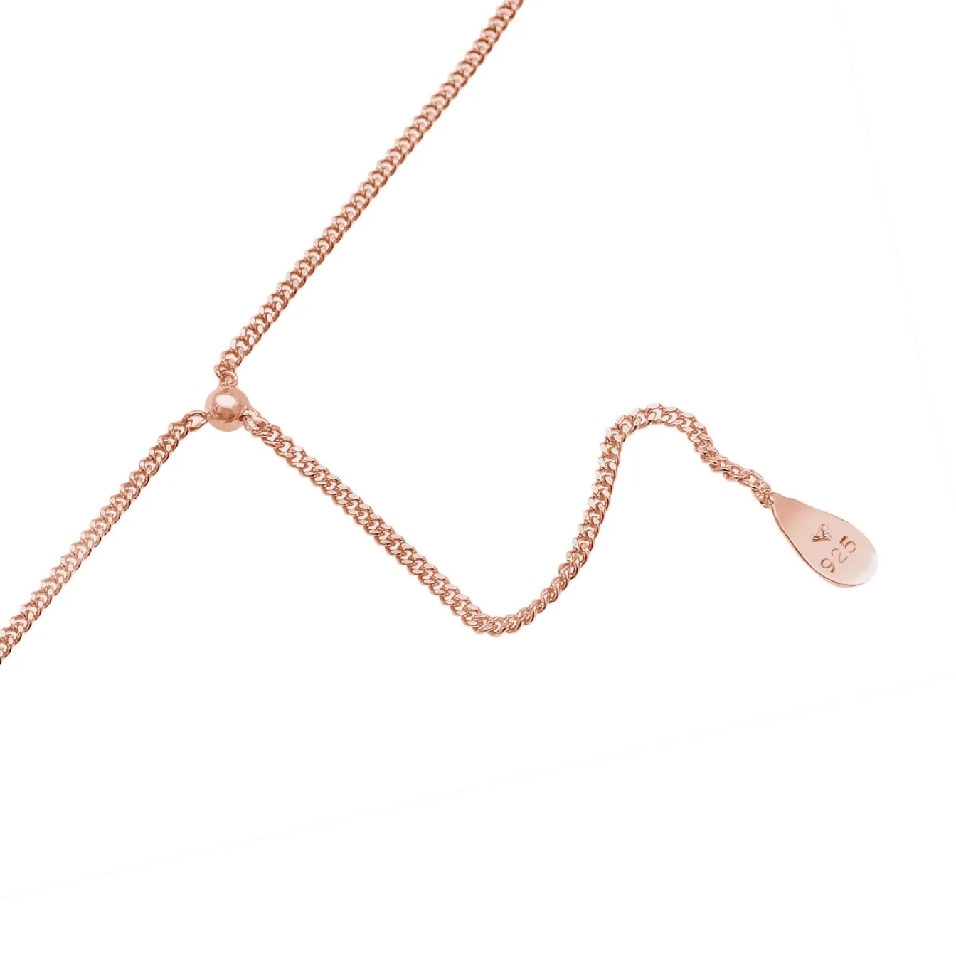 Elli "Y-Halskette< Roségold|Halsketten