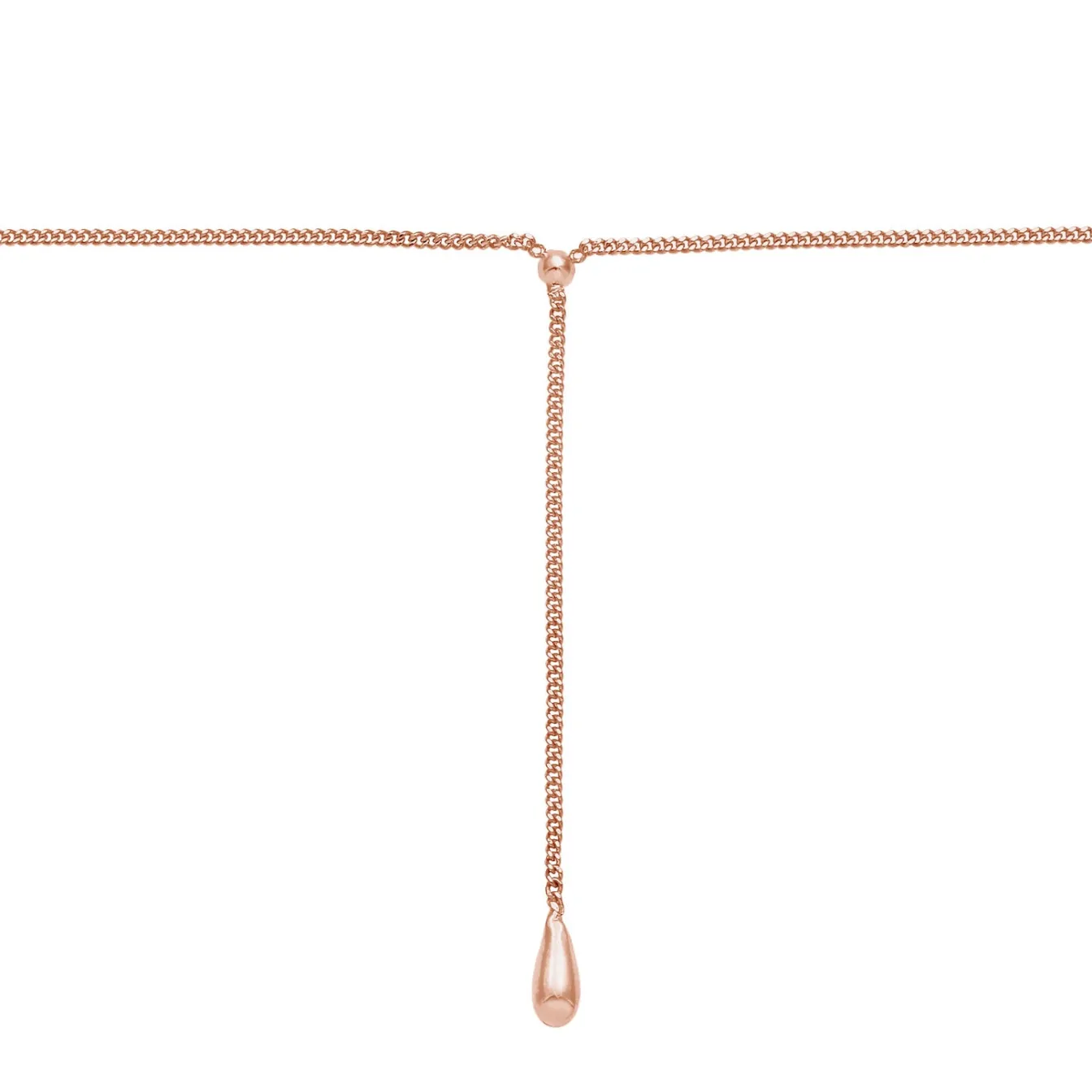 Elli "Y-Halskette< Roségold|Halsketten