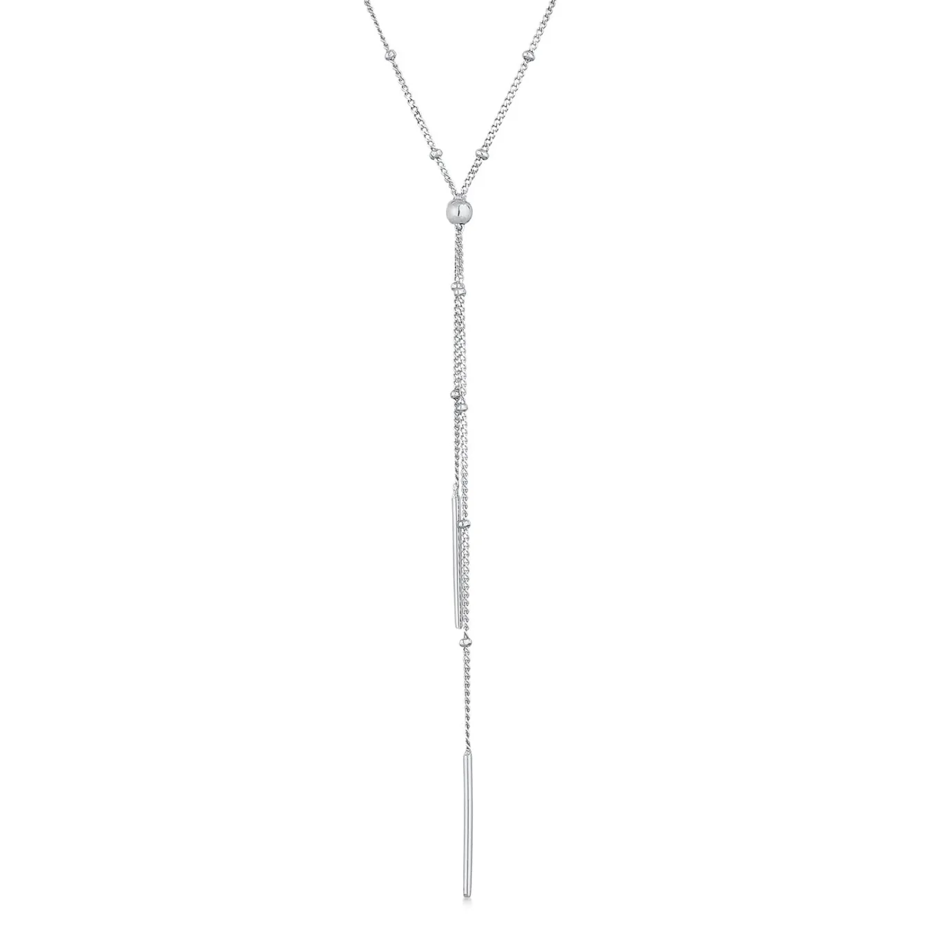 Elli "Y-Halskette Geo< Halsketten|Silber