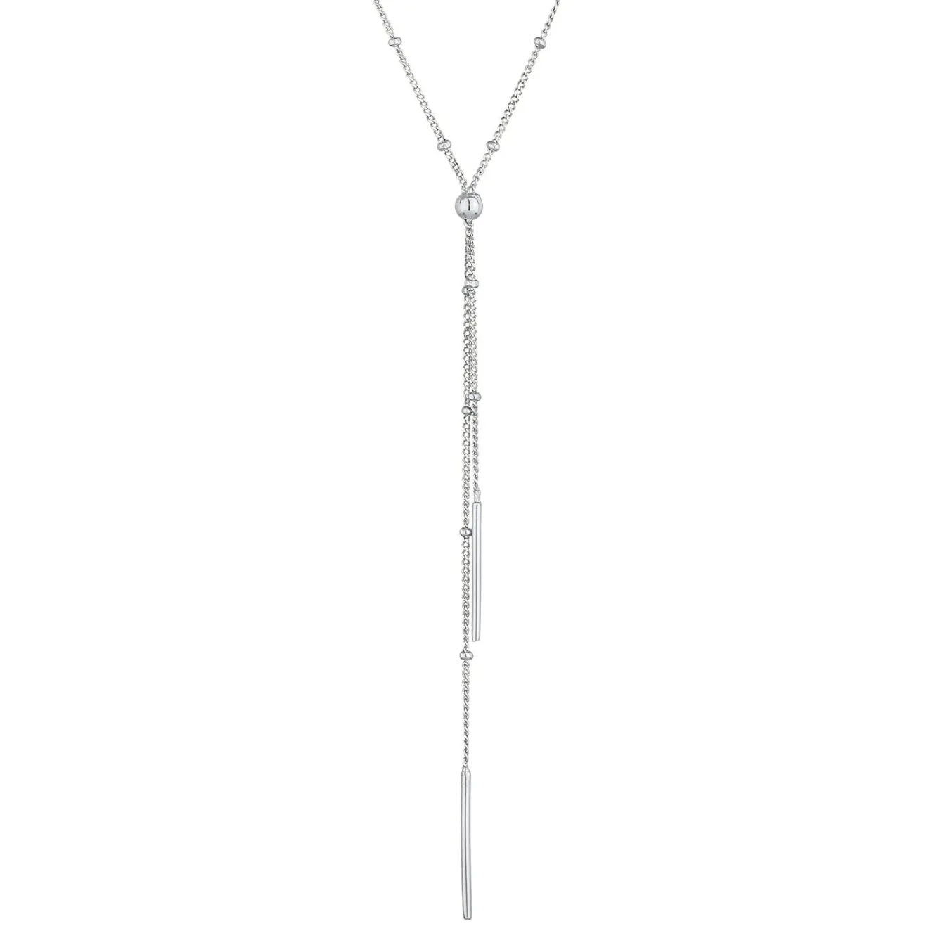 Elli "Y-Halskette Geo< Halsketten|Silber