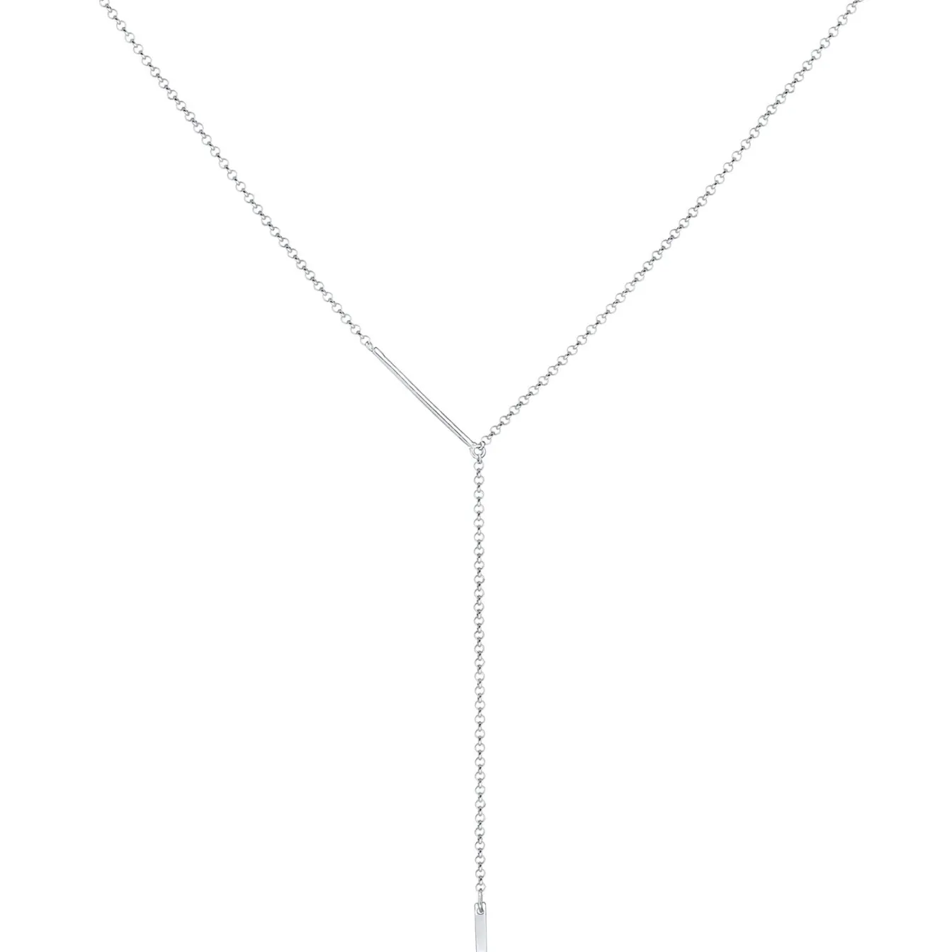 Elli "Y-Halskette Geo< Halsketten|Silber