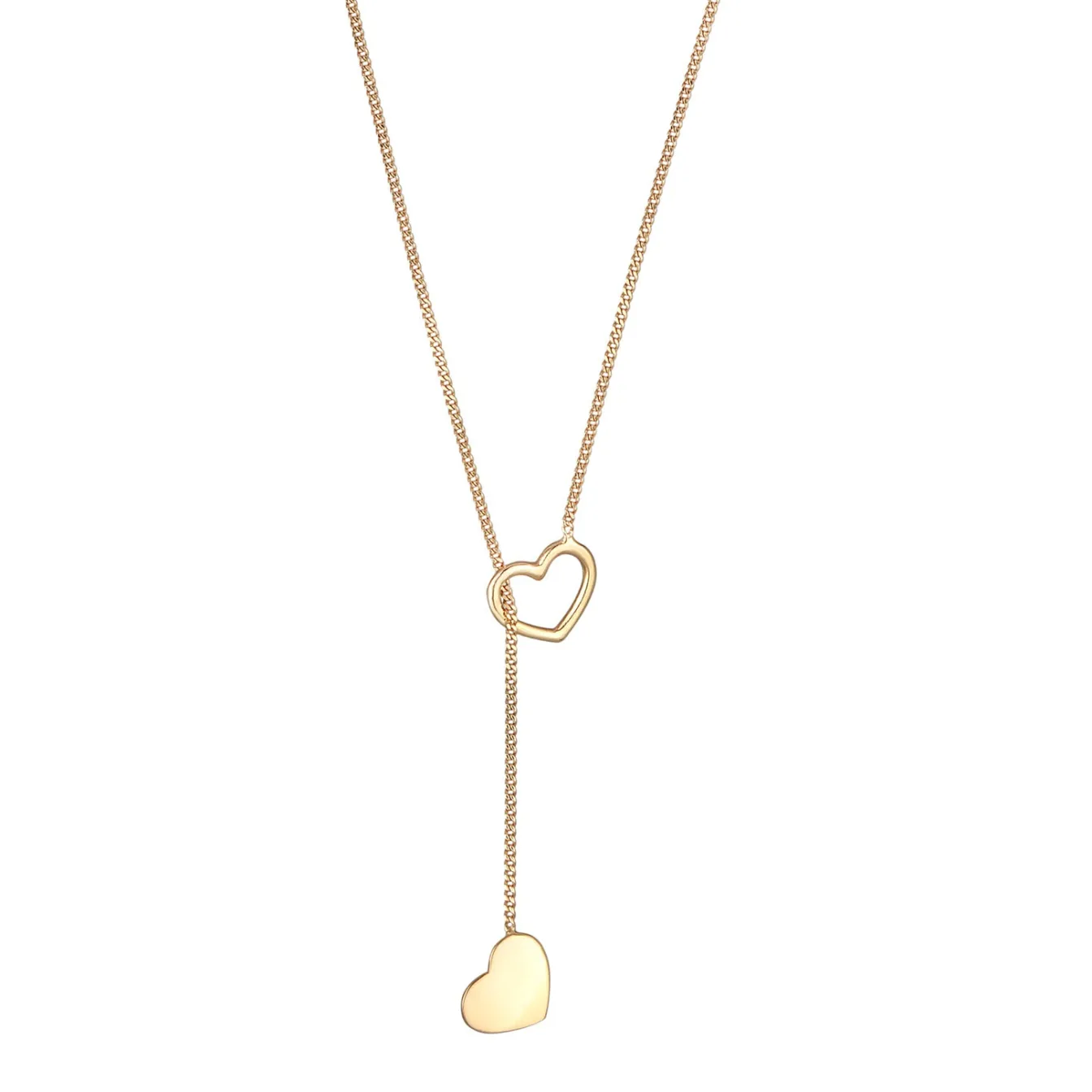 Elli "Y-Halskette Herzen< Symbol-schmuck|Herz-schmuck