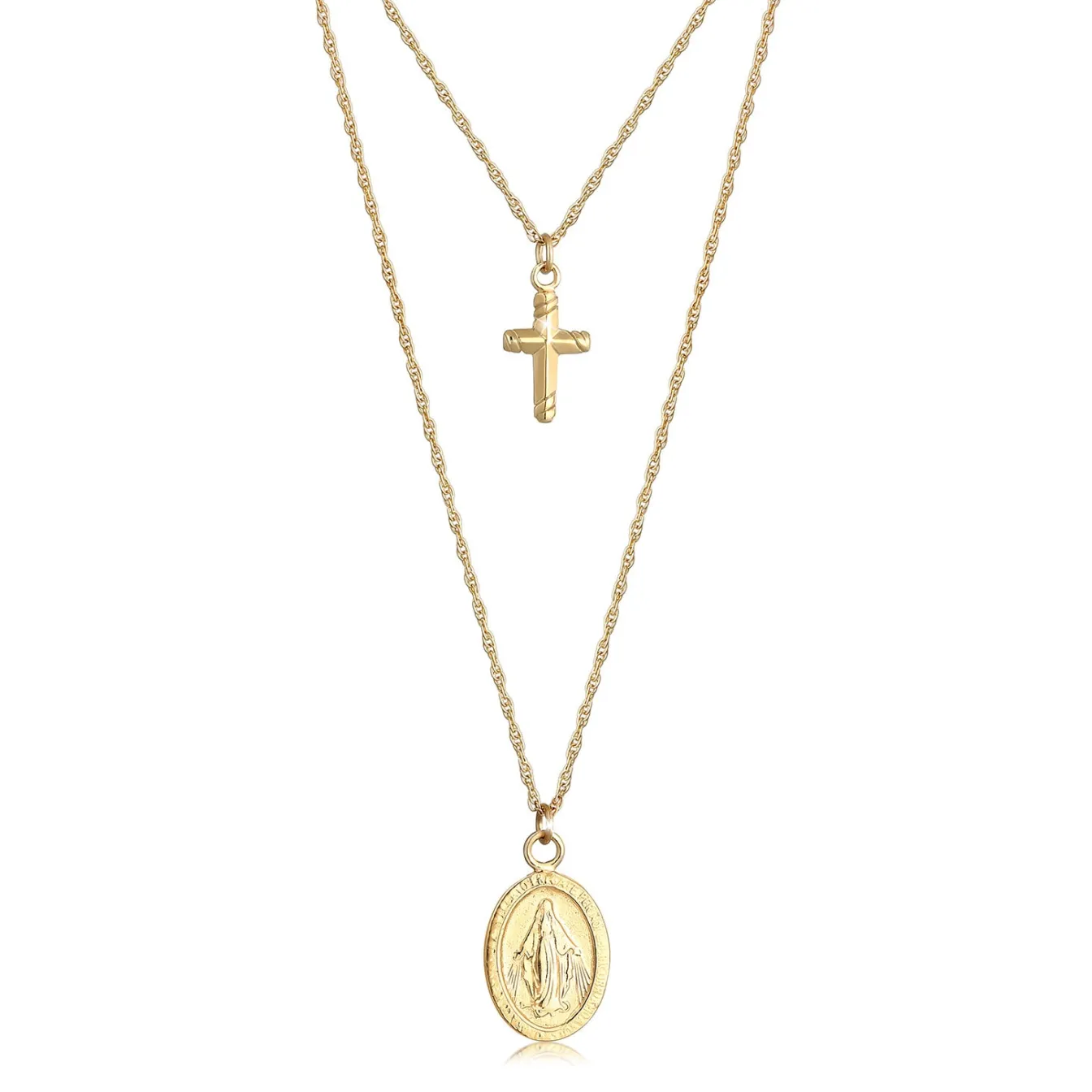 Elli "Y-Halskette Kreuz< Symbol-schmuck|Halsketten