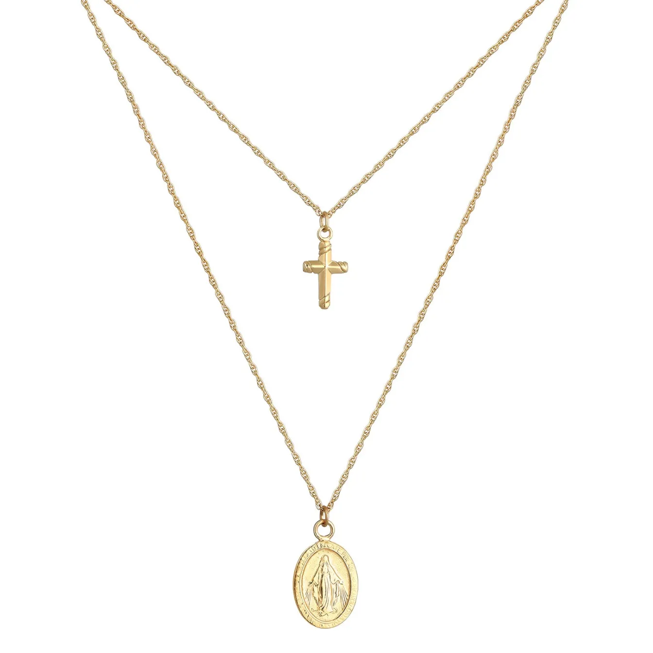 Elli "Y-Halskette Kreuz< Symbol-schmuck|Halsketten