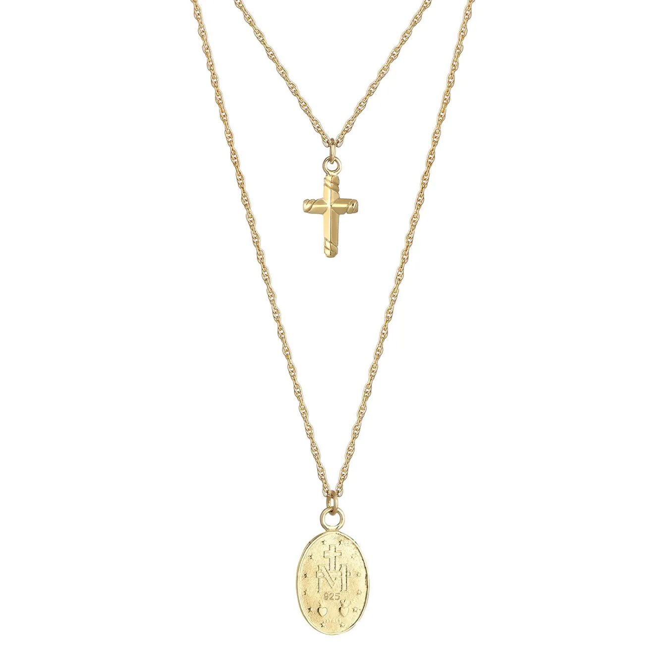 Elli "Y-Halskette Kreuz< Symbol-schmuck|Halsketten