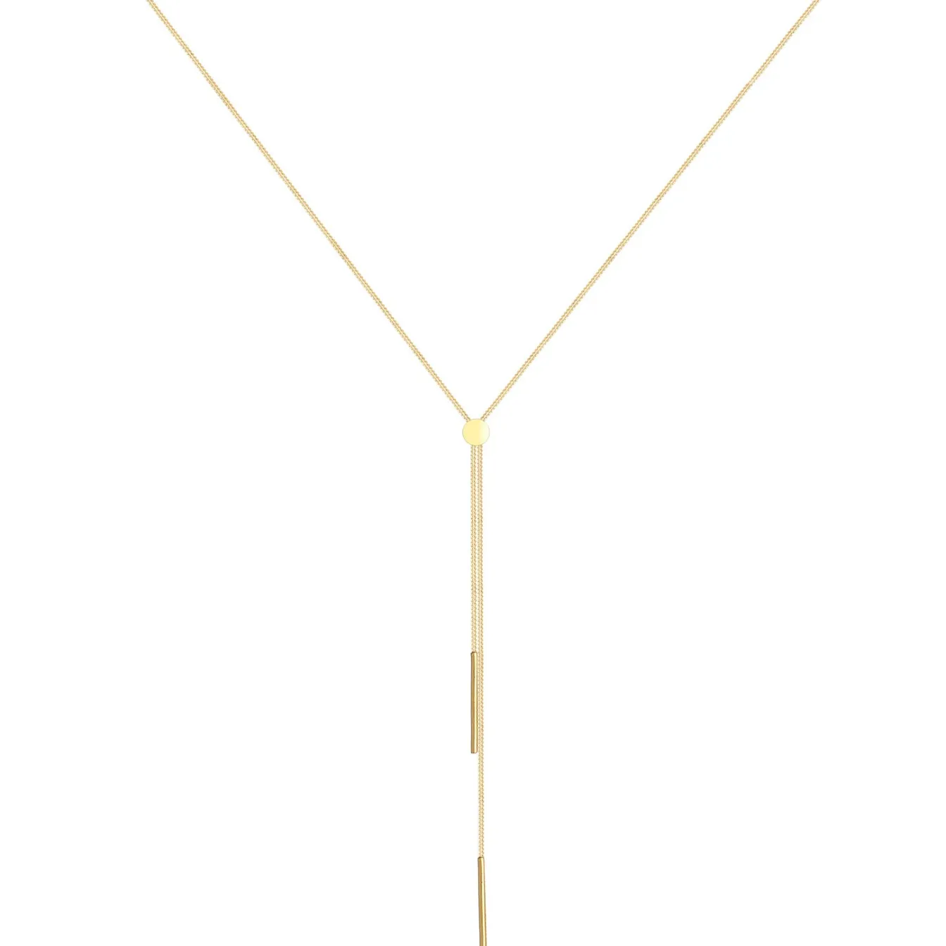 Elli "Y-Halskette Stab< Roségold|Halsketten